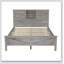 Lit plateforme avec porte de grange coulissante double, lit en bois avec station de charge-1108790999-1108791017