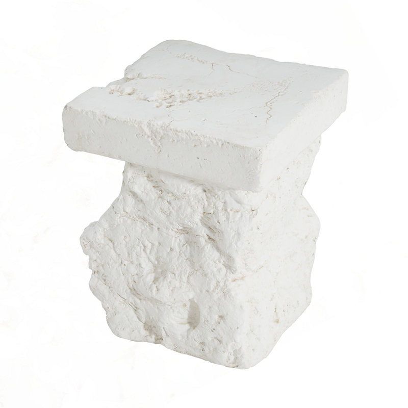 Outdoor Patio MGO Side Table, White 887W