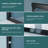 48"W x 76"H Double Sliding Glass Shower Door - 8mm Tempered Glass with 304 Stainless Steel Frame