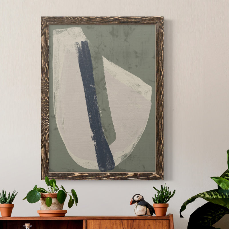 Papier découpé de qualité supérieure sur toile encadrée prête à être suspendue, Noyer, H 24 po x l 20 po x P 1 po