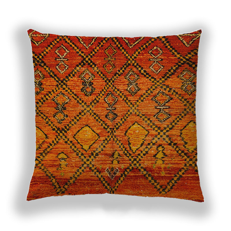 Coussin Abstract 2913, Microsuède