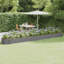Garden Raised Bed Powder-coated Steel 544x100x36 cm Grey