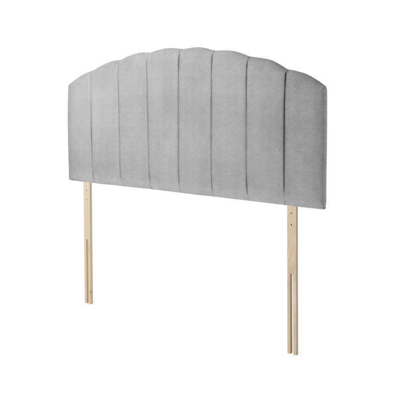Merlin Upholstered Headboard, Kingsize (5'), Slate Grey Woven