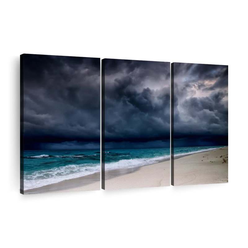 " Dark Cloudy Sky ", 32" H x 50" W x 1.25" D