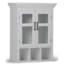 Armoire murale de salle de bain à double porte l 24 po Avington avec casiers, tablette réglable et compartiments ouverts Avington-528135936