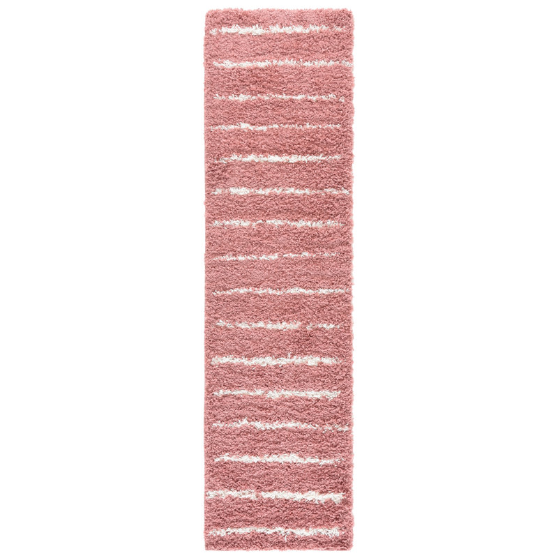 Glensperth Shag 600 Performance Striped Rug, Runner 2'2" x 8'
