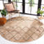 Tapis géométrique en jute et coton tissé à la main Heyman-1156840191