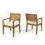 Ensemble de 2 chaises d'extérieur avec coussin-667324489