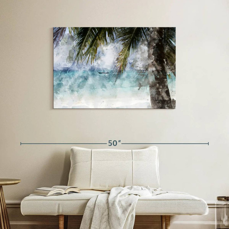 Gillard Palm Tree Abstract, 26" H x 39" W