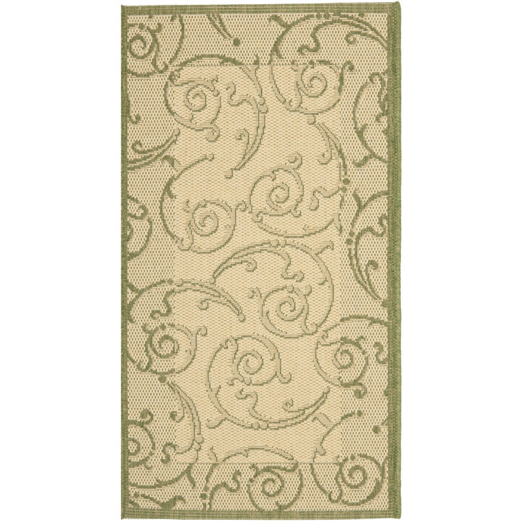 Darryl-James Performance Floral Indoor/Outdoor Area Rug