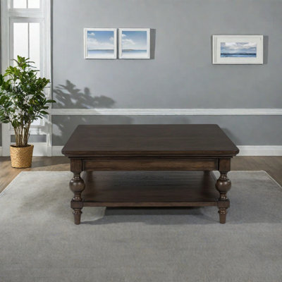 American Vintage Solid Wood Coffee Table