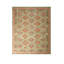 Distressed Homage Hand Knotted Wool Geometric Area Rug-1554501587