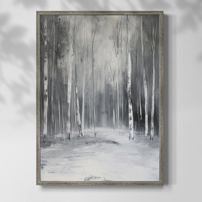 «LANDSCAPES Series XCV», reproduction encadrée - bois massif