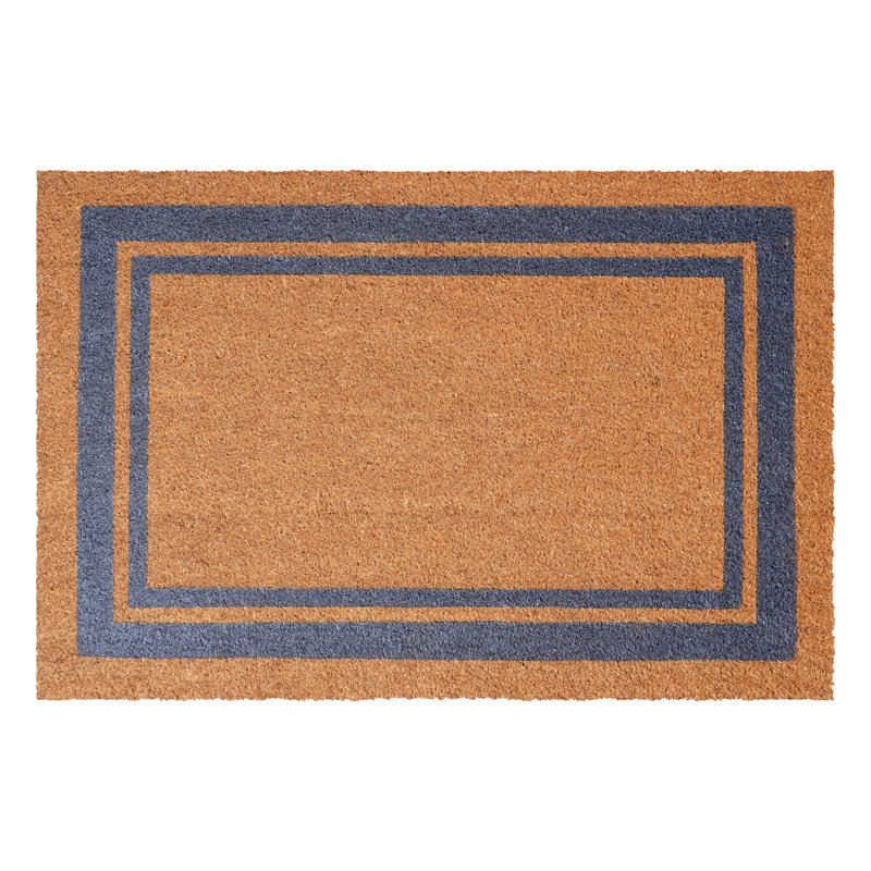 Tapis d'entrée antidérapant Mariah, 2 pi x 3 pi, Pervenche