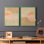 Impression encadrée Adobe Sunrise I-Premium - prête à être accrochée - aucun clou requis - aucun clou requis