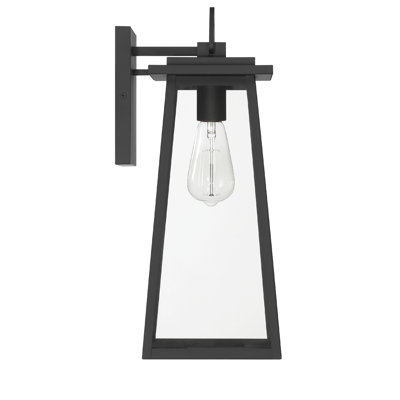 Hunter Ivory Dusk Outdoor 1 Light Large 18 Inch Wall Light