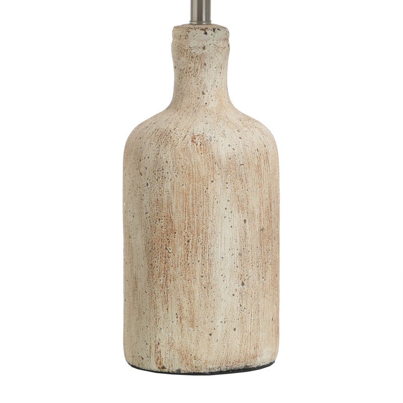 Boone Concrete Table Lamp, Multi-Color Cream Finish