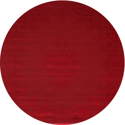 Tapis de zone rouge contemporaine