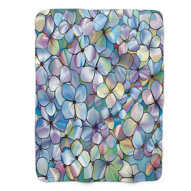 Couverture sherpa en verre Serene, Lit simple