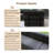 116.10'' Gray Polyester L-Shaped Modular Sofa Bed-538628448
