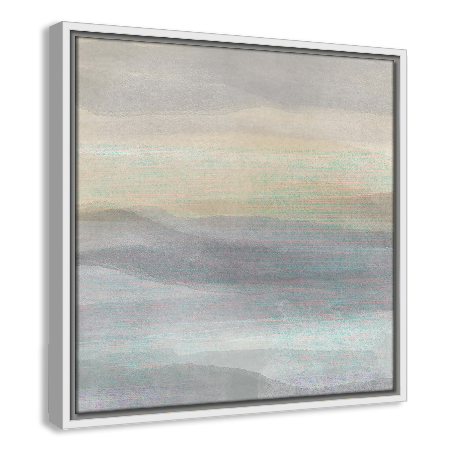 Finnian "Concept of Life" Print, 17.5" W x 17.5" H, White