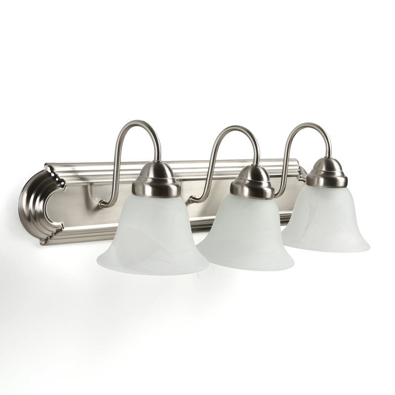 3 - Light Dimmable Vanity Light, 100 Watt