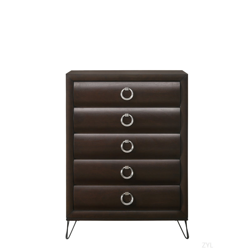 Commode finition merlot foncé