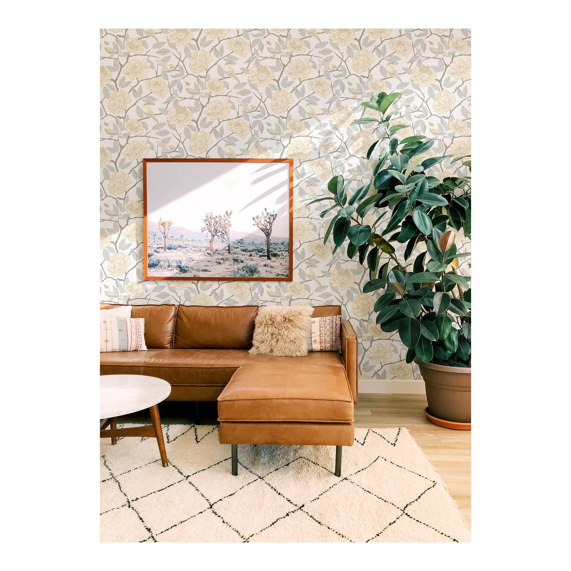 Botanical Wallpaper, Neutral