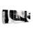 «Abstract Black Ink Abstract», ensemble de 3 reproductions sur toile par Daniel P-93062933