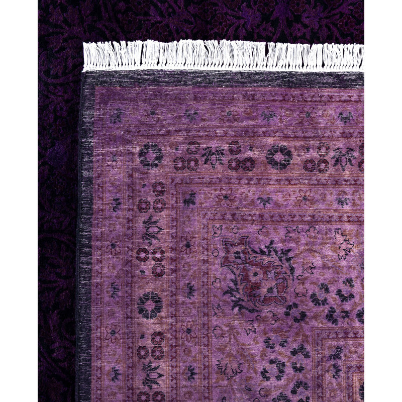 Overdyed One-of-a-Kind 10' 0" X 16' 10" Hand Knotted Area Rug