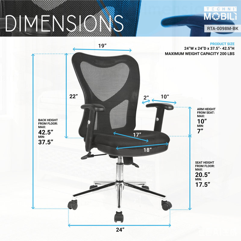 Chaise de bureau haut dossier en filet avec base chromée, conception ergonomique pour un confort et un soutien supérieurs pendant les longues heures de travail.