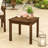 Square Acacia Outdoor Side Table , 20'' in. W 20'' in. D-1009048335
