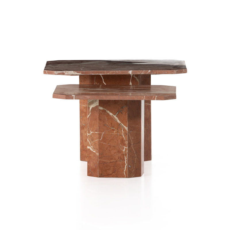 Olene Genuine Marble Coffee Table