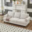 Canapé en tissu rembourré de polyester de 83 po.-1327118900