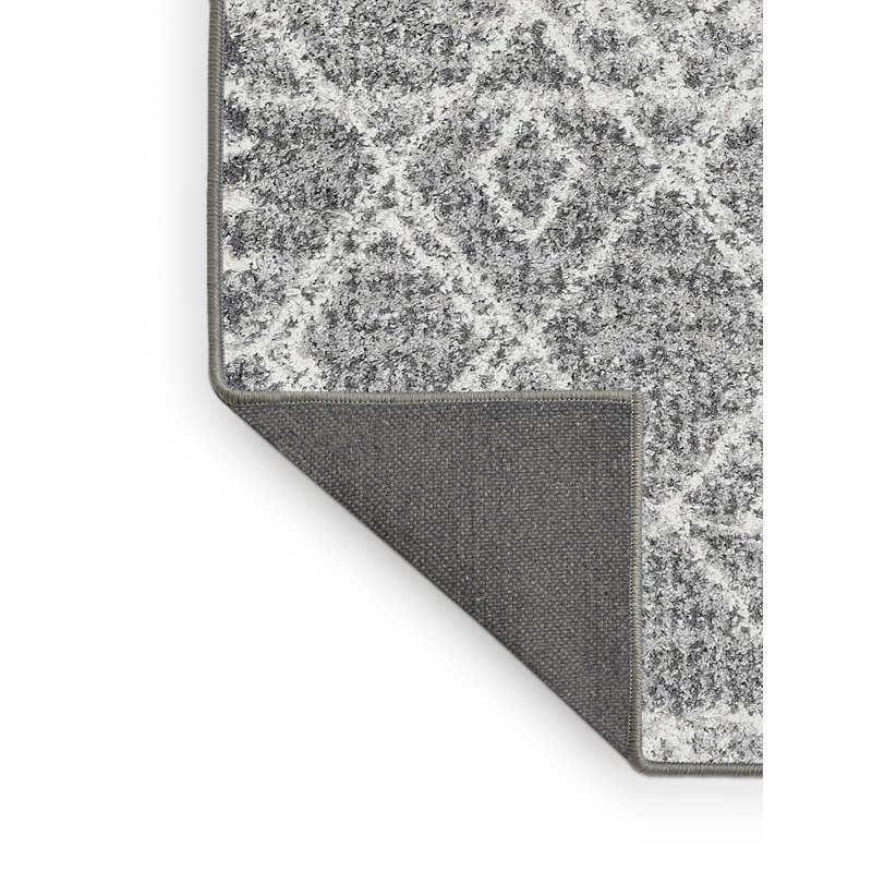 Tapis contemporain gris, Rectangle 5 pi x 8 pi