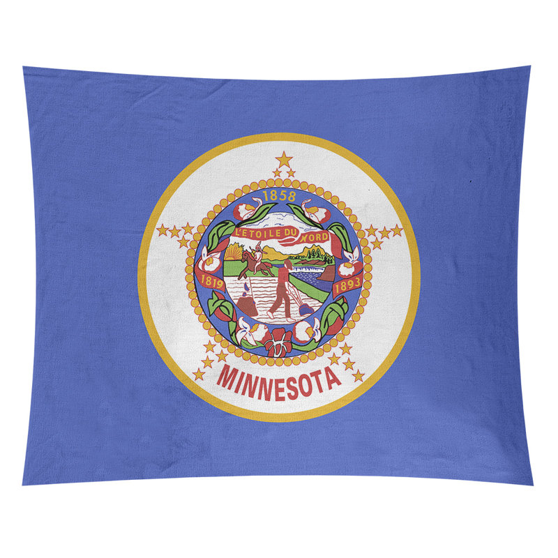 Tapisserie drapeau minnesota Enrik, Intérieur, H 27,5 po x l 37,5 po