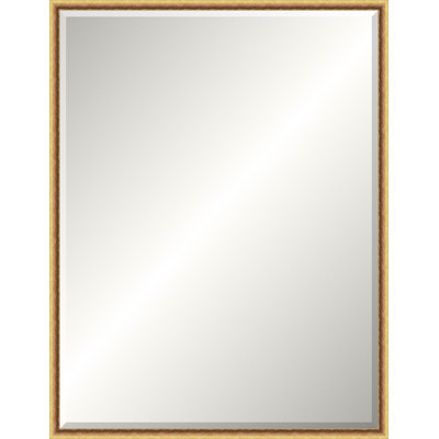 Distressed Gold Old World Mirror
