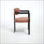 Ensemble de 2 chaises de salle à manger modernes, rembourrées de style Mid-Century avec dossier incurvé confortable et pieds en métal noir robustes-943862161