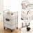 Collapsible Rolling Iron Wire Laundry Hamper