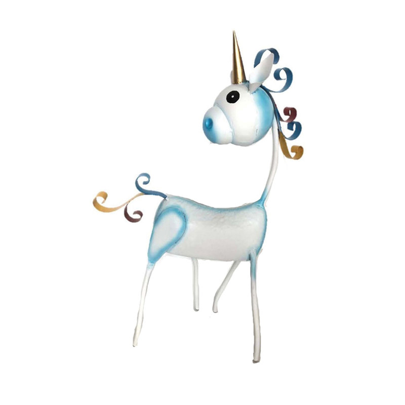 Unicorn Metal Garden Statue