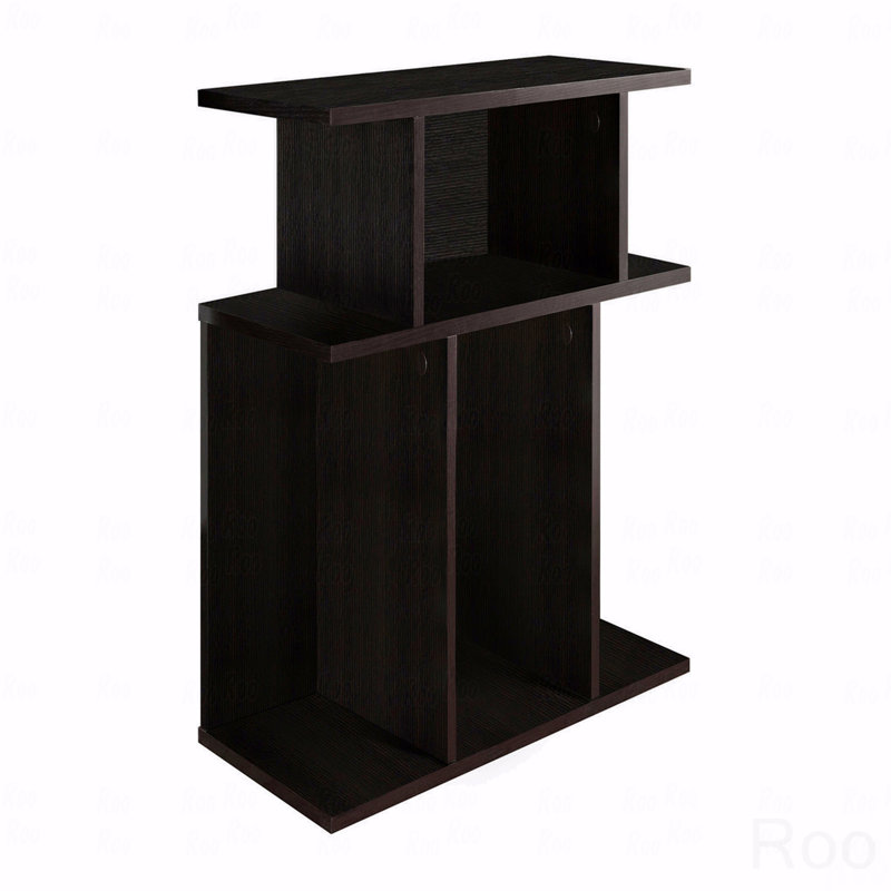 Table d'appoint, table d'appoint, table de bout, table de chevet, stratifié, contemporain, moderne, Noir, Noir