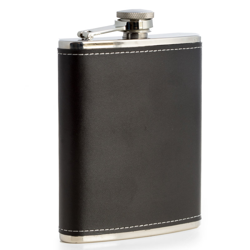 Fiole en cuir Hofstetter, Noir, Oui