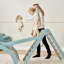 Scala Montessori 3 in 1 Pikler Climbing Frame with Climbing Wall-107148681