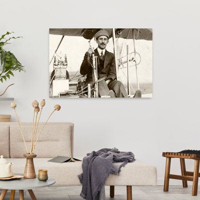 1900S Orville Wright Looking At Camera Piloting Powered Wright Flyer III Circ 1905 Huffman Prairie Dayton Ohio Usa Classic Retro Vintage Wall Art