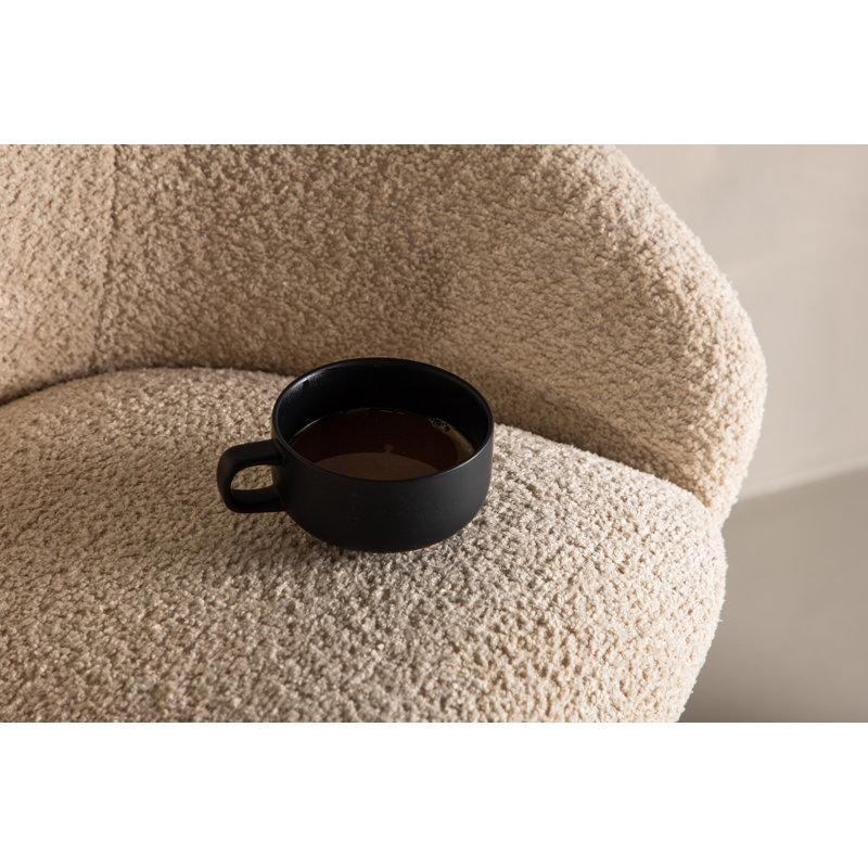 Seda Upholstered Counter Stool with Metal Frame