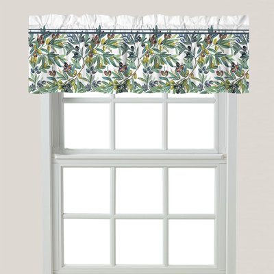 Floral Tailored Window Valance