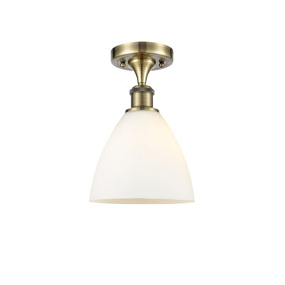 Glass Semi Flush Mount