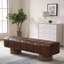 Banc de salle à manger rembourré pour la salle à manger, banc de repose-pieds sans assemblage pour le salon de la chambre à coucher, tabouret en polyuréthane, pieds en bois, capacité de poids de 300 lb-505164249-526371439