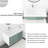 Ikraa 35.6 " W 1 Single Vanity Bathroom Vanity With Ceramic Top
