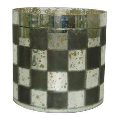 Vase noir et argent